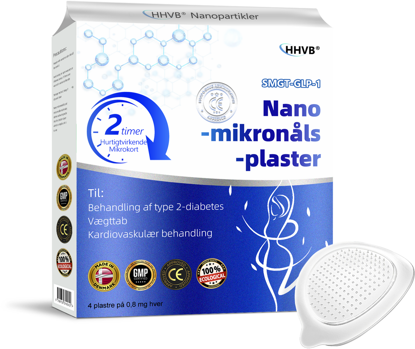 【Sidste dags kampagne 70% RABAT】✈️✈️𝐇𝑯𝑽𝐁® Tirzepatid Nano-mikronålplaster 🌟(Ingen Smerte, Frigivelse 24/7 | Tab 10 Kg HURTIGT | 90% Sukkerfald | )