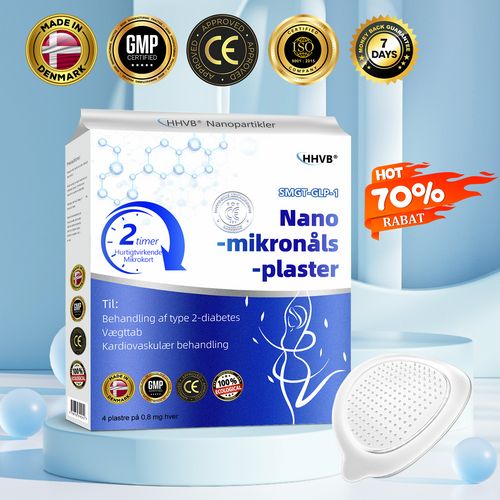 【Sidste dags kampagne 70% RABAT】✈️✈️𝐇𝑯𝑽𝐁® Tirzepatid Nano-mikronålplaster 🌟(Ingen Smerte, Frigivelse 24/7 | Tab 10 Kg HURTIGT | 90% Sukkerfald | )